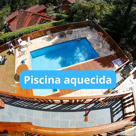 Chale Belga Em Condominio - 1,2 Km Do Centro Turistico Capivari Campos do Jordao Exterior photo
