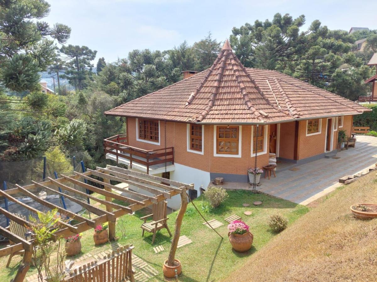 Chale Belga Em Condominio - 1,2 Km Do Centro Turistico Capivari Campos do Jordao Exterior photo